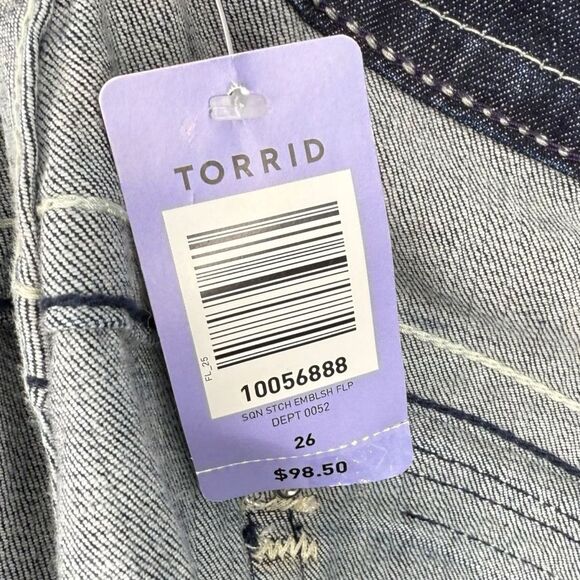 |NWT| VIGOSS Embellished Embroidered New York Boot Jeans - Picture 8 of 11